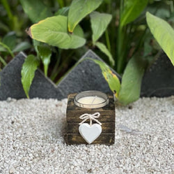 MDF Tealight W/1 Heart