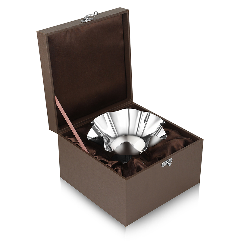 Curve Floral  Bowl with Stand