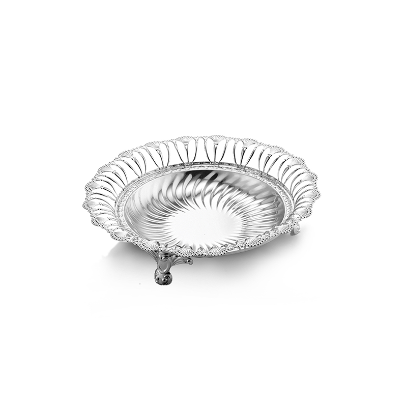 Silver Round Tray