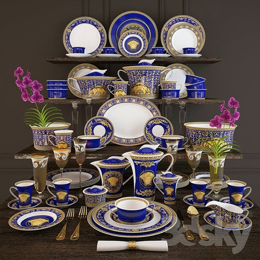 Dinner Set MEDUSA BLUE
