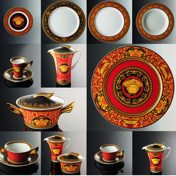 Dinner Set MEDUSA RED