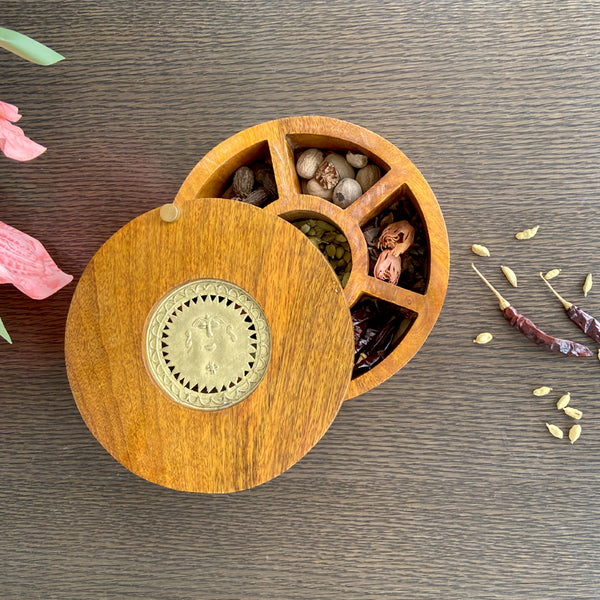 Round Masala Box