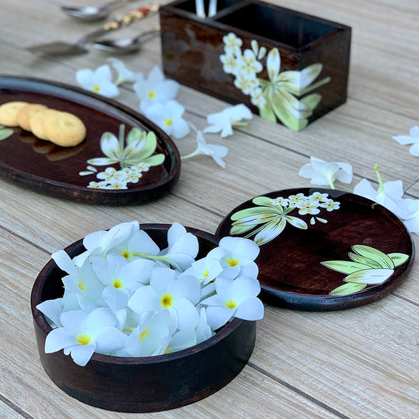 Frangipani Wooden Box