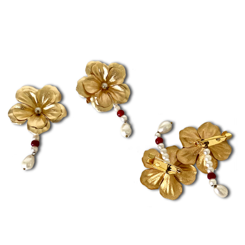 Golden Rose Brooch