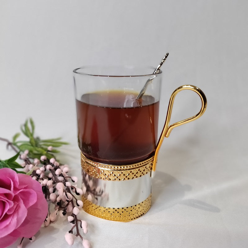 2 Mug with Bowl,Spoon and Tray