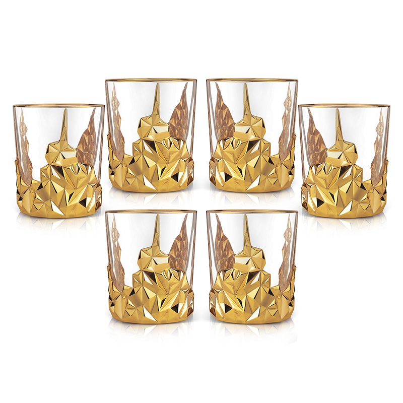 Gold Whiskey - Set Of 6