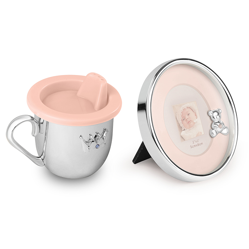 Baby Cup And Photo Frame Set