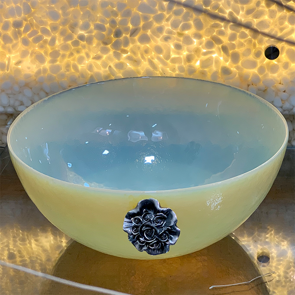 Murano Yellow Bowl