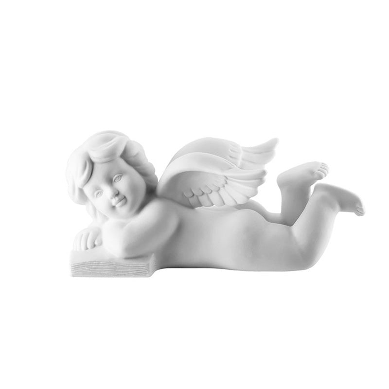 Angel Lying with Book