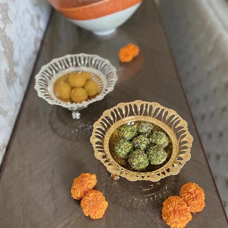Silver Round Tray