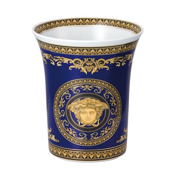 Vase, Porcelain, 7 | Medusa blue